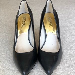 Michael Kors Black Leather Heels